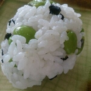 混ぜごはん★枝豆わかめごはん